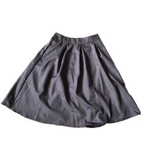 Yige Pleated Skirt with Pockets Dark Brown Size 2 High Waist Rise